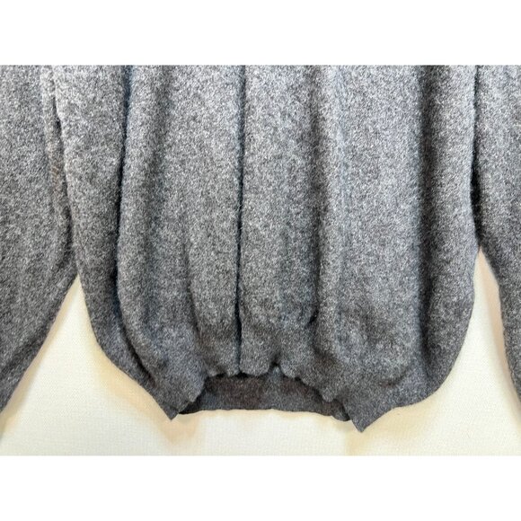 Club Room Men's Cashmere V Neck Pullover Sweater Knit Long Sleeve Size XL Gray - Picture 4 of 11